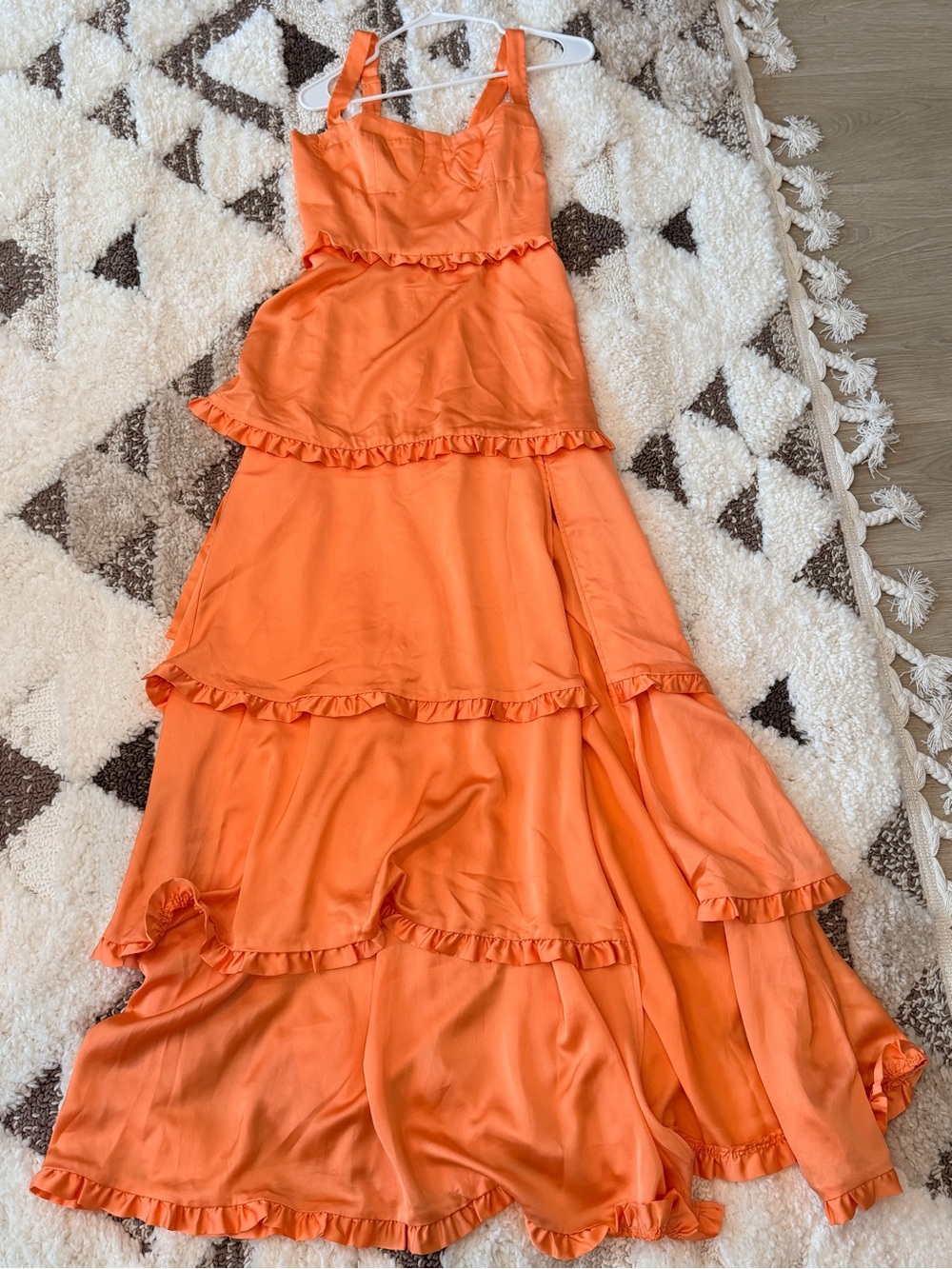 Show Me Your MuMu Orange Lady Corset Dress